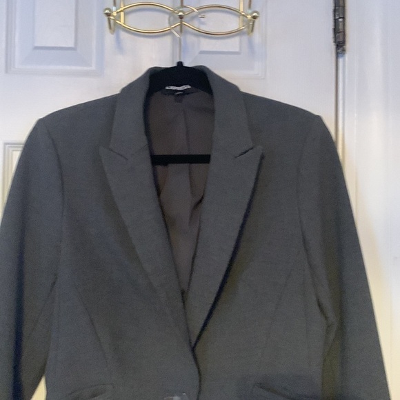 Express Gray Pants Suit Jacket Size 10, Pants Size 8 - Picture 2 of 15
